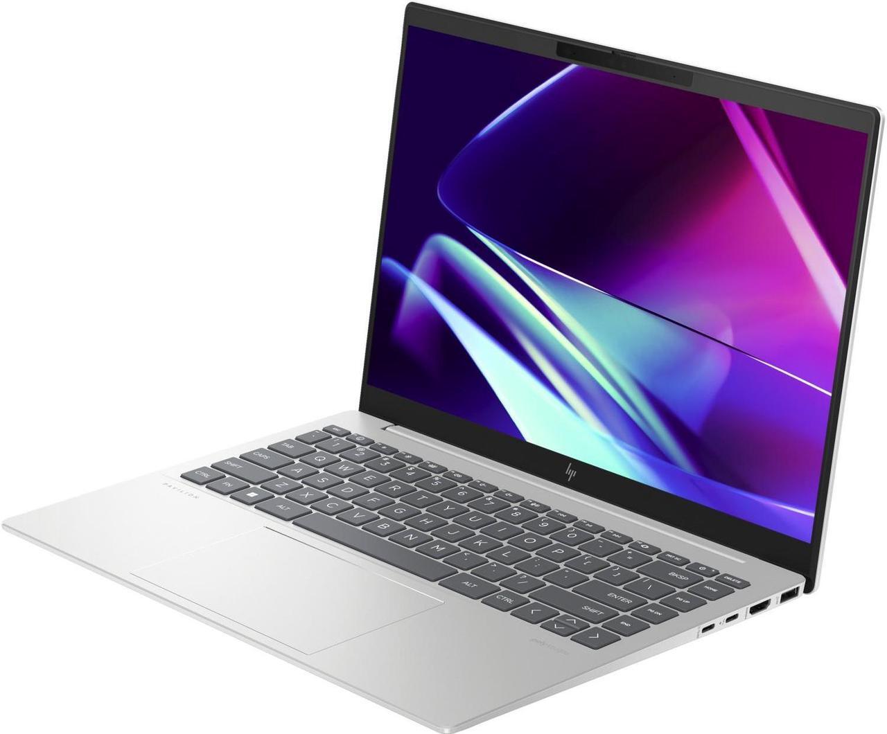 Alt view image 3 of 6 - HP Pavilion Plus 14t-ew100 Home & Business Laptop (Intel Ultra 5-125H  14-Core, 16GB LPDDR5 7466MHz RAM, 8TB PCIe SSD, Integrated GPU, 14.0" 120 Hz Wide QXGA (2560x1600), Wifi, Win 11 Home)