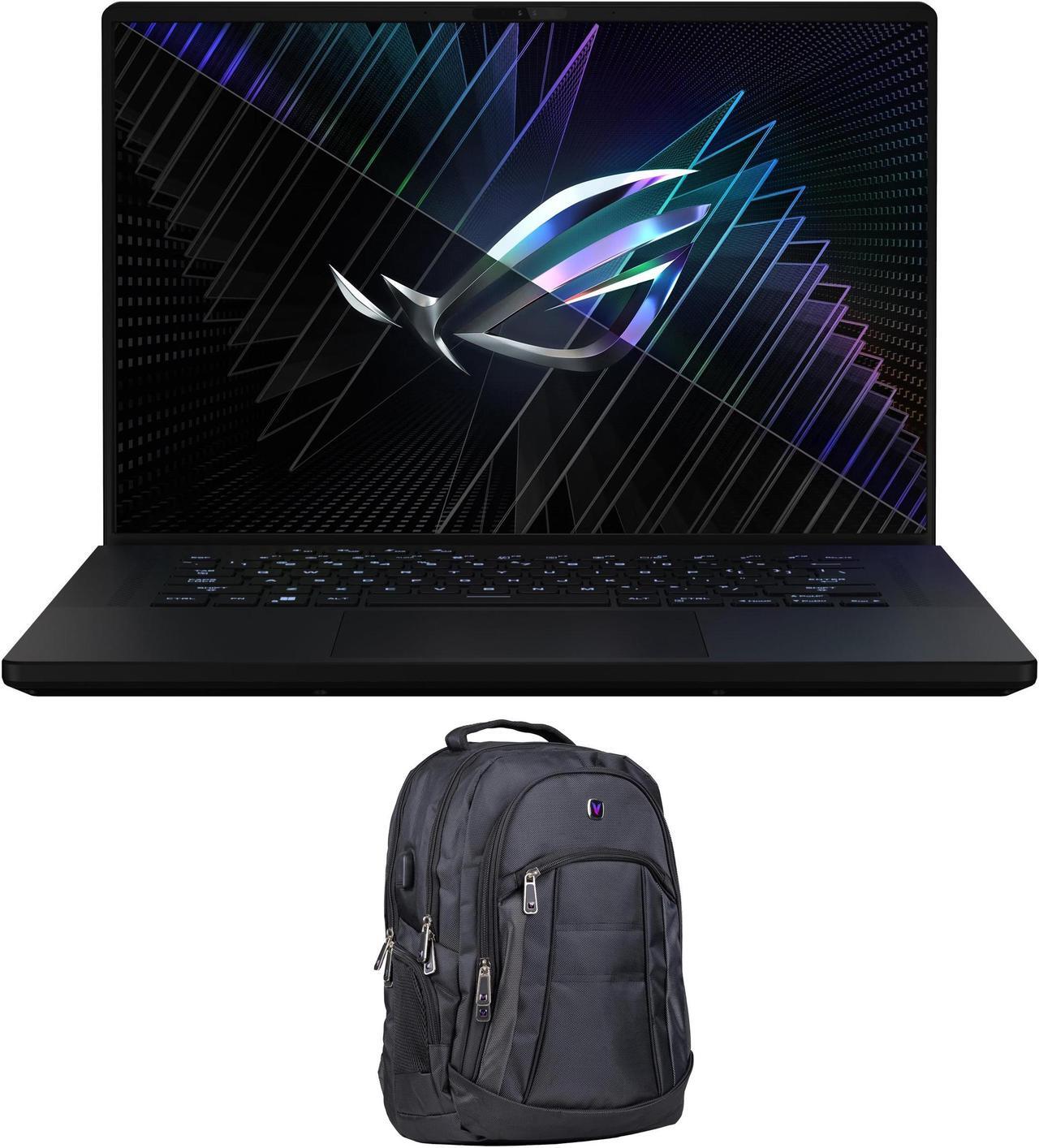 Main image of ASUS ROG Zephyrus M16 Gaming Laptop 16.0" 240Hz LED Display WQXGA Display (Intel i9-13900H, GeForce RTX 4080 12GB, 16GB DDR5, 2TB PCIe SSD, RGB KB, Thunderbolt 4, Win 11 Home) with Premium Backpack