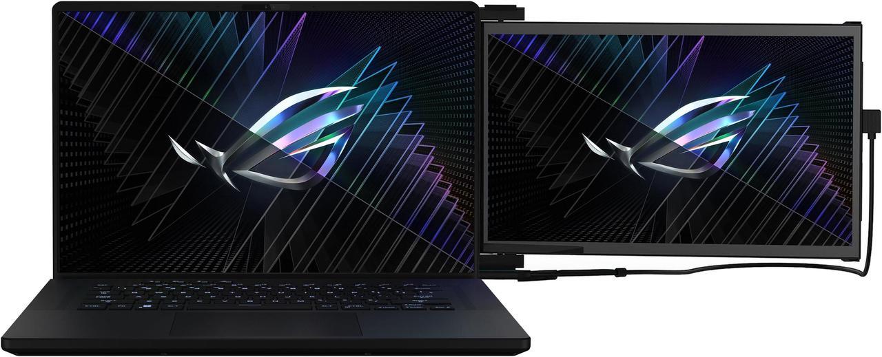 Alt view image 3 of 7 - ASUS ROG Zephyrus M16 Gaming Laptop 16.0" 240Hz LED Display WQXGA Display (Intel i9-13900H, GeForce RTX 4080 12GB, 64GB DDR5, 8TB PCIe SSD, RGB KB, Thunderbolt 4, Win 11 Pro) with Duex Max DS Monitor