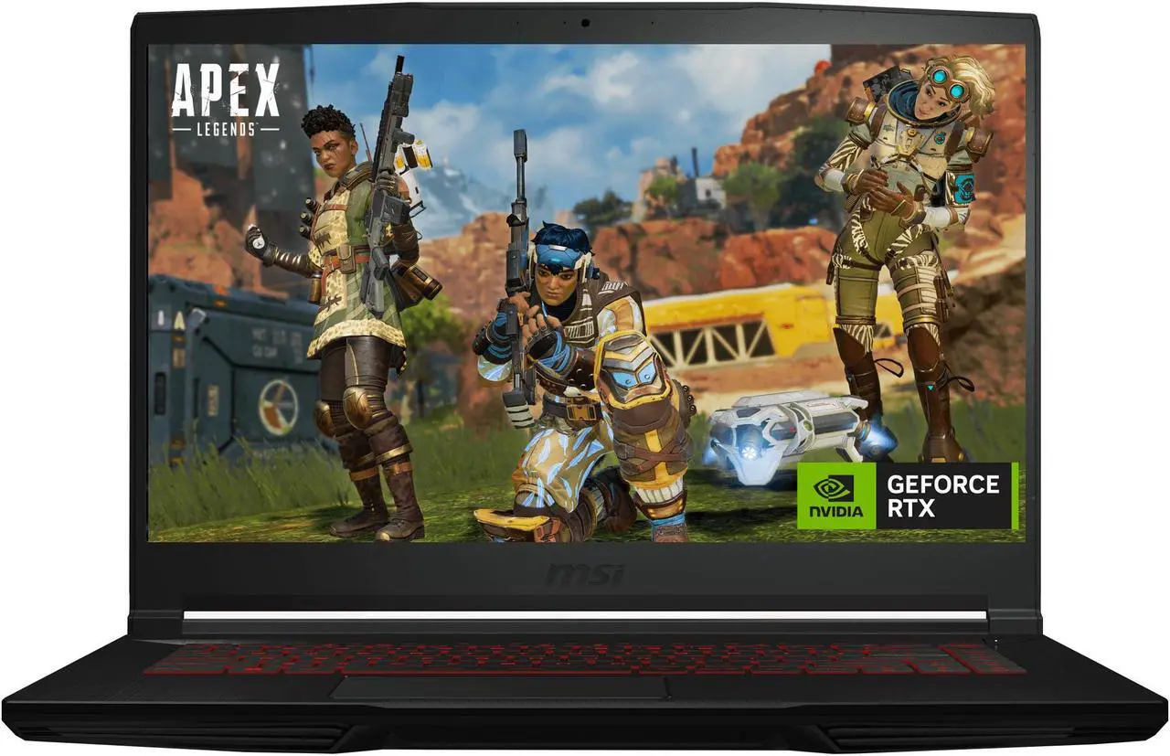 Main image of MSI Thin GF63 12UCX Gaming Laptop 15.6" 144Hz FHD Display (Intel i5-12450H, GeForce RTX 2050 4GB, 8GB DDR4, 512GB SSD, Backlit KB, WiFi 6, HD Webcam, Bluetooth 5.2, Win 11 Home) (Renewed)