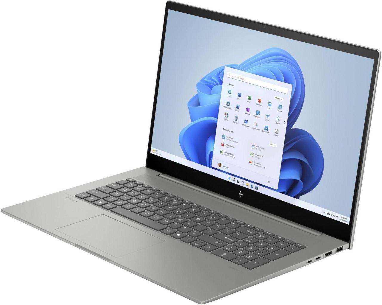 Alt view image 3 of 5 - HP Envy 17t-cw100 Home & Business Laptop (Intel Ultra 7-155H 16-Core, 17.3" 60 Hz Touch Full HD (1920x1080), Intel Arc, 32GB DDR5 5600MHz RAM, 1TB PCIe SSD, Backlit KB, Win 11 Pro) with USB-C Dock