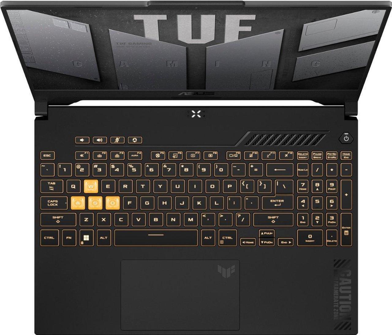 Alt view image 5 of 7 - ASUS TUF F15 Laptop (Intel i7-13620H 10-Core, 16GB DDR5 5200MHz RAM, 2TB PCIe SSD, GeForce RTX 4070, 15.6" 144 Hz Full HD (1920x1080), Wifi, Bluetooth, Backlit KB, Webcam, Win 11 Home) (Renewed)