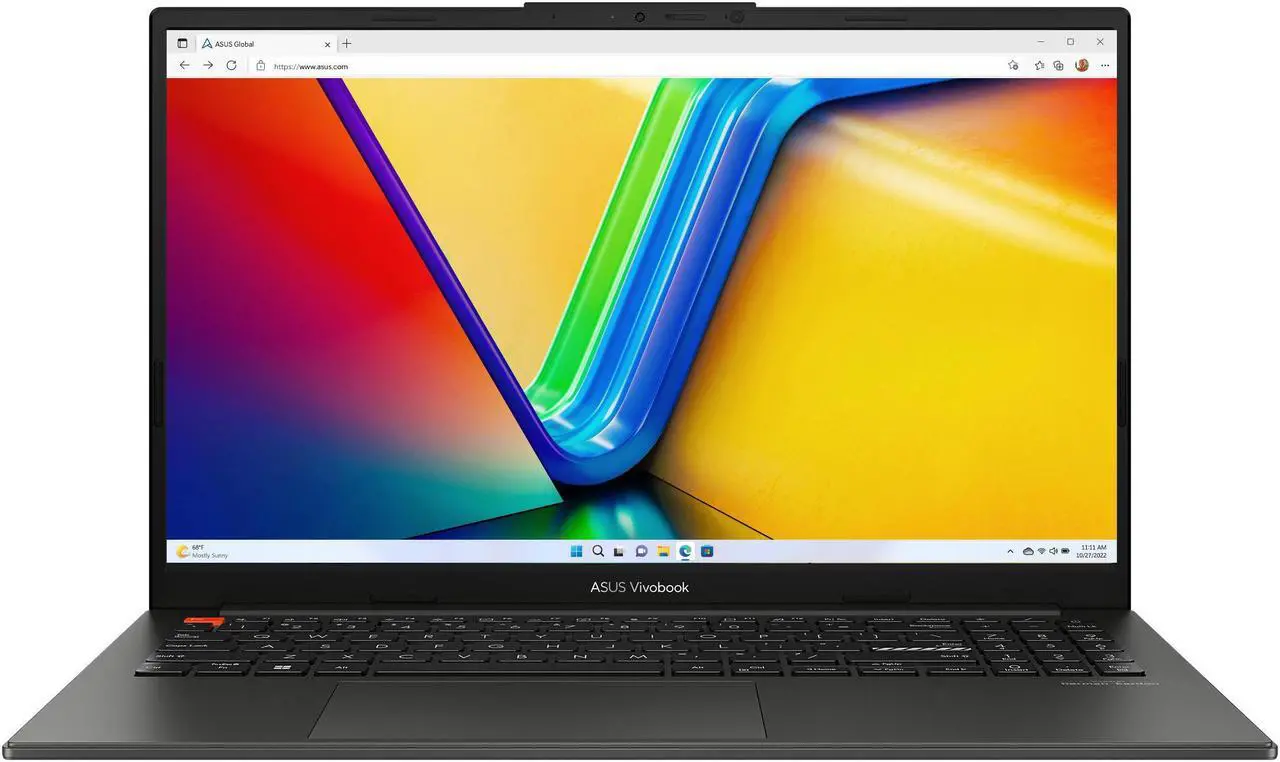 Main image of ASUS Vivobook  Home & Business Laptop (Intel i9-13900H 14-Core, 16GB LPDDR5 4800MHz RAM, 2TB PCIe SSD, Intel Iris Xe, 15.6" 120 Hz 3K UHD (2880x1620), Fingerprint, Wifi, Bluetooth, Win 11 Pro)
