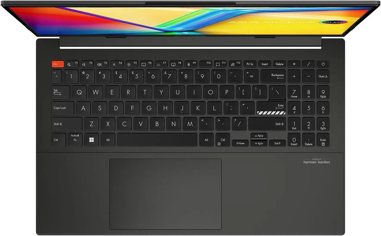 Alt view image 6 of 7 - ASUS Vivobook  Home & Business Laptop (Intel i9-13900H 14-Core, 15.6" 120 Hz 3K UHD (2880x1620), Intel Iris Xe, 16GB LPDDR5 4800MHz RAM, 4TB PCIe SSD, Backlit KB, Wifi, Win 11 Pro) with USB-C Dock