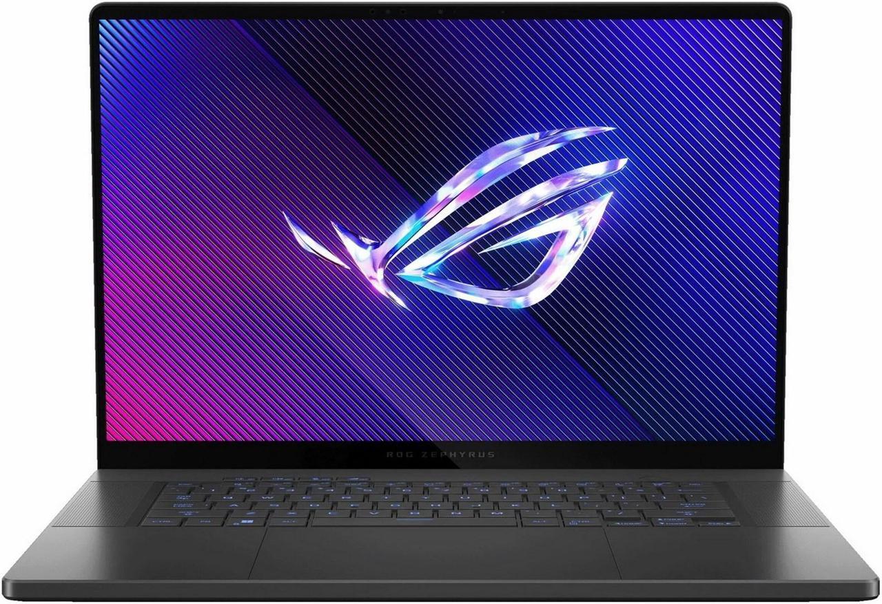 Main image of ASUS ROG Zephyrus G16 Gaming Laptop 16.0" 240Hz OLED WQXGA Display (Intel Ultra 9-185H, GeForce RTX 4090 16GB, 32GB LPDDR5X, 2x1TB SSD R1  (1TB), RGB KB, Thunderbolt 4, WiFi 6E, Win 11 Home) (Renewed)