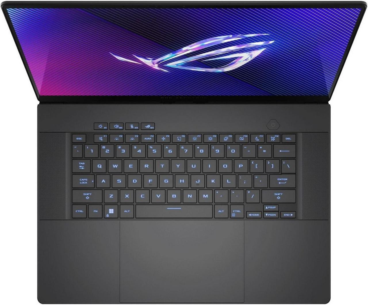 Alt view image 4 of 7 - ASUS ROG Zephyrus G16 Gaming Laptop 16.0" 240Hz OLED WQXGA Display (Intel Ultra 9-185H, GeForce RTX 4090 16GB, 32GB LPDDR5X, 2x1TB SSD R1  (1TB), RGB KB, Thunderbolt 4, WiFi 6E, Win 11 Home) (Renewed)