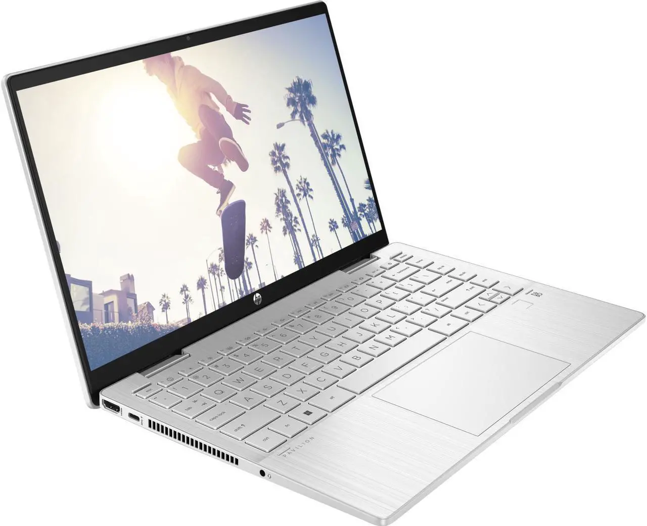 Alt view image 2 of 7 - HP Pavilion x360 School & Business 2-in-1 Laptop (Intel i5-1335U 10-Core, 14.0" 60 Hz Touch Full HD (1920x1080), Intel Iris Xe, 8GB RAM, 256GB PCIe SSD, Win 10 Pro) with Premium Backpack