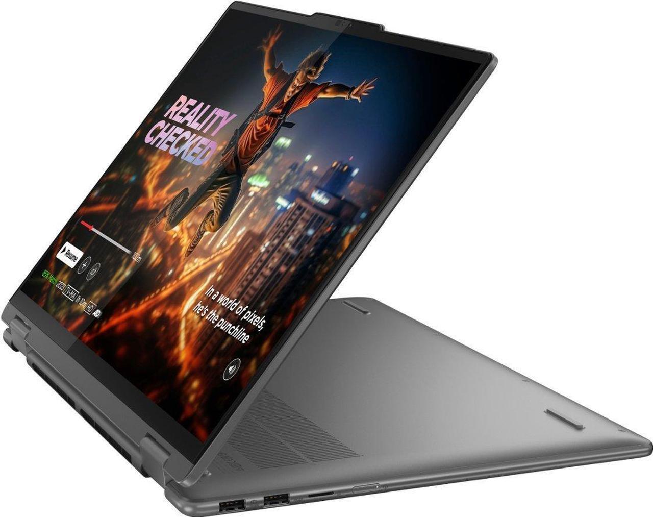 Alt view image 5 of 7 - Lenovo Yoga 7i Home & Business 2-in-1 Laptop (Intel Core Ultra 7 155U 12-Core, 16GB LPDDR5X 7466MHz RAM, 2TB M.2 2242 PCIe SSD, Intel Graphics, 16.0" 60 Hz Touch Wide UXGA (1920x1200), Win 11 Pro)