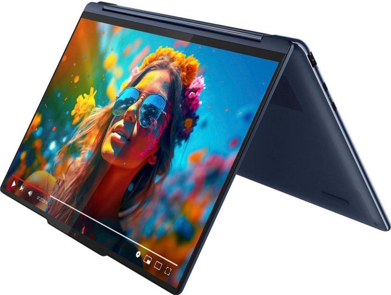 Alt view image 5 of 7 - Lenovo Yoga 9i Business 2-in-1 Laptop 14.0" Touchscreen OLED 2.8K Display (Intel Ultra 7-155H, 16GB LPDDR5X, 1TB SSD, Active Pen, Backlit KB, Fingerprint, 2 Thunderbolt 4, Win 11 Home) (Renewed)