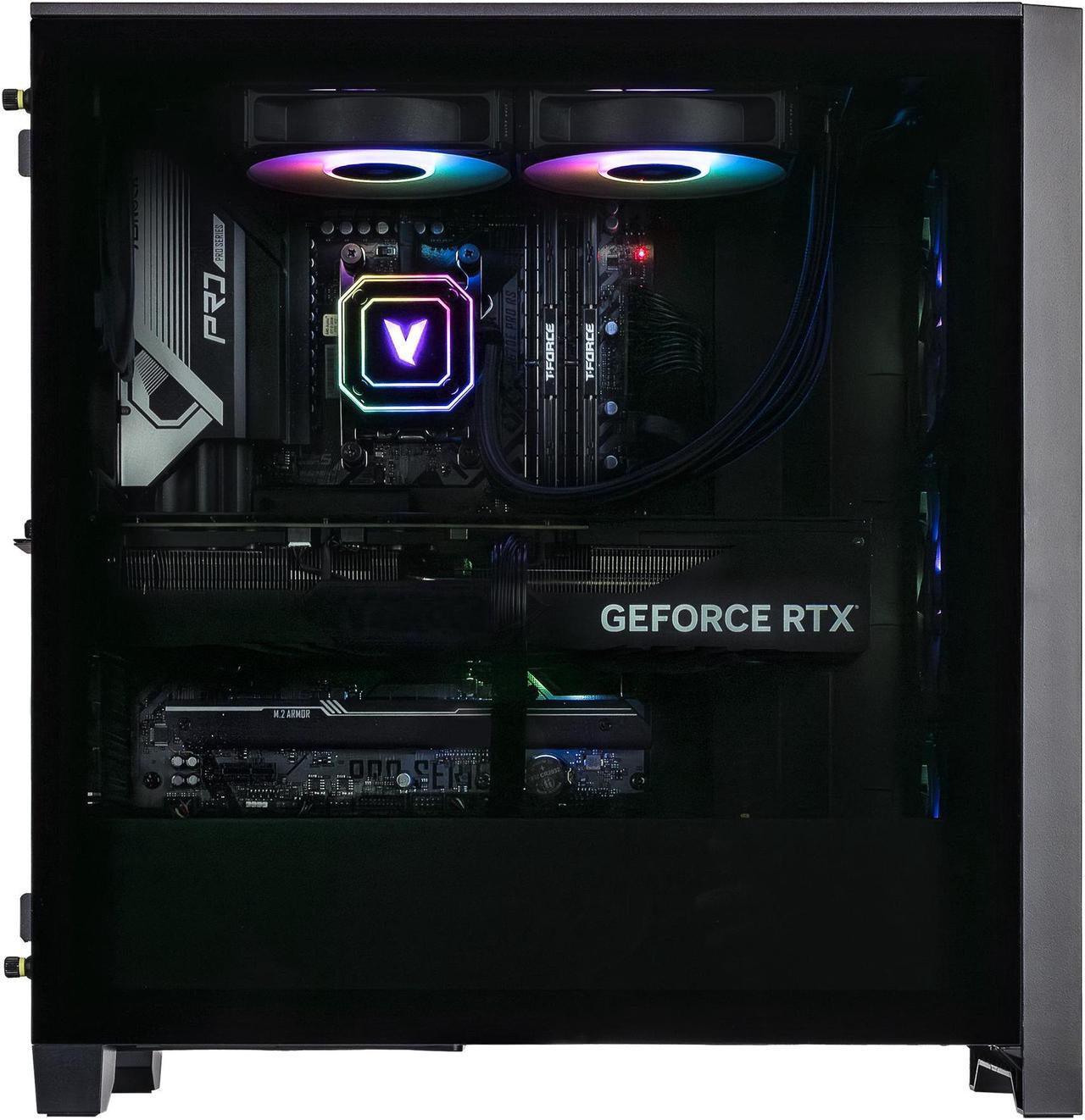 Alt view image 2 of 7 - Velztorm Altix Custom Built Gaming Desktop PC (AMD Ryzen 7 9700X, GeForce RTX 5080, 32GB DDR5, 2TB PCIe SSD, RGB Fans, 240mm AIO, 1000W PSU, WiFi 6E, Bluetooth 5.2, RJ-45, 1 Display Port, Win 11 Pro)