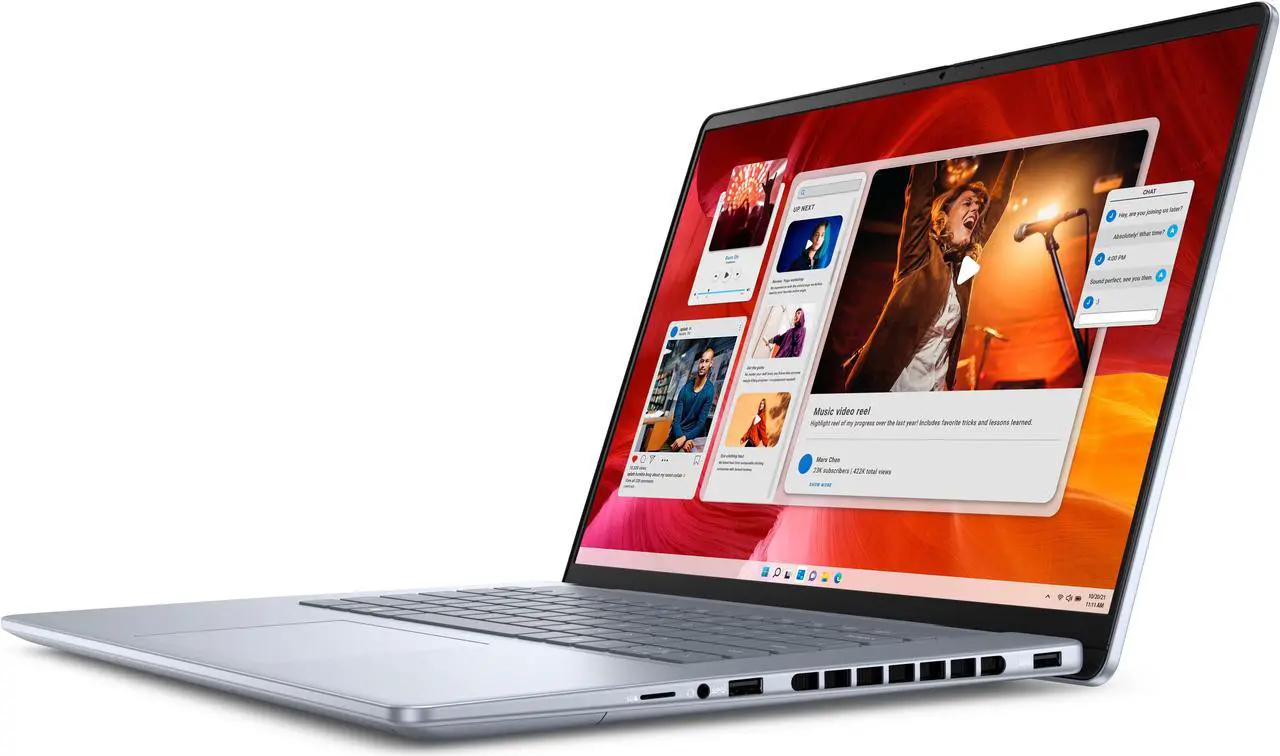 Alt view image 3 of 7 - Dell Inspiron Plus 16 Home & Business Laptop (Intel Ultra 9-185H 16-Core, 32GB LPDDR5X 6400MHz RAM, 2TB PCIe SSD, Intel Arc, 16.0" 60 Hz Touch Wide UXGA (1920x1200), Fingerprint, Wifi, Win 11 Pro)