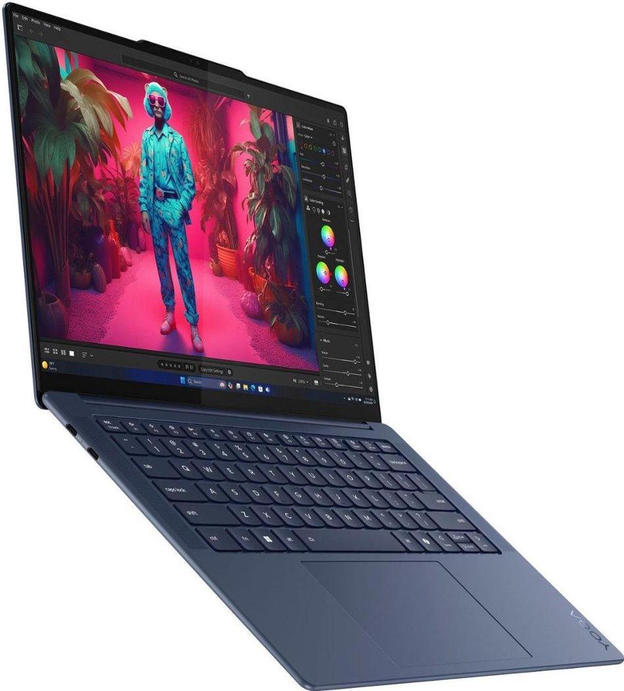 Alt view image 4 of 7 - Lenovo Yoga Slim 7x Home & Entertainment Laptop (Snapdragon X Elite X1E-78-100 12-Core, 14.5, 60 Hz Touch 2944x1840, 16GB LPDDR5X MHz RAM, Win 11 Pro) with Premium Backpack