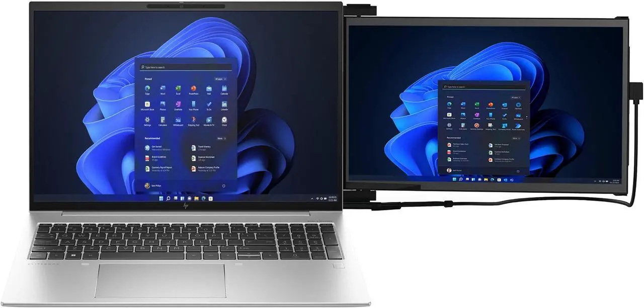 Alt view image 3 of 7 - HP EliteBook 860 G10 Home & Business Laptop (Intel i5-1335U 10-Core, 16.0" 60 Hz Wide UXGA (1920x1200), Intel UHD, 32GB DDR5 5200MHz RAM, 2TB PCIe SSD, Win 11 Pro) with Duex Max DS Monitor