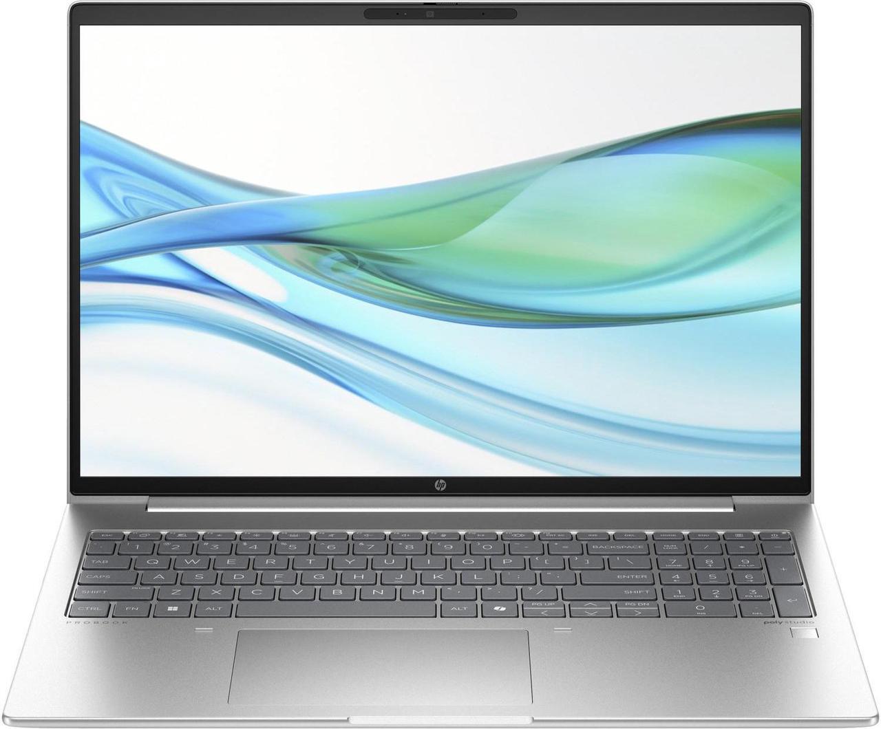 Main image of HP ProBook 460 G11 Laptop (Intel Core Ultra 7 155U 12-Core, 16GB DDR5 5600MHz RAM, 512GB PCIe SSD, Intel Graphics, 16.0" 60 Hz Wide UXGA (1920x1200), Fingerprint, Wifi, Bluetooth, Win 11 Pro)