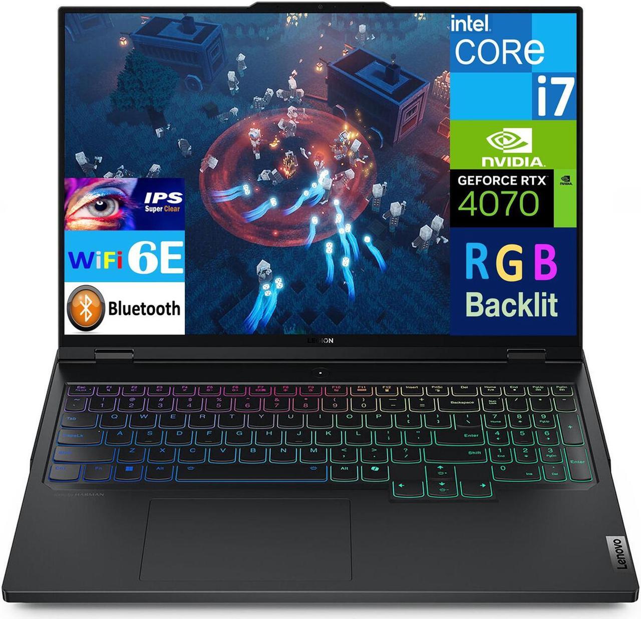 Main image of Lenovo Legion Pro 5 16IRX9 Gaming Laptop 16.0" IPS WQXGA Display (Intel i7-14700HX, 64GB DDR5, 2TB PCIe SSD, GeForce RTX 4070, RGB KB, WiFi 6E, Webcam, Bluetooth 5.2, Win 11 Pro)