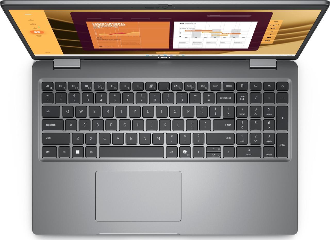 Alt view image 4 of 6 - Dell Latitude 5500 AI Powered Laptop 15.6" IPS FHD Display (Intel Ultra 5-125U, 16GB DDR5, 512GB PCIe SSD, Intel Graphics, Backlit KB, 2 Thunderbolt 4, WiFi 6E, FHD Webcam, Bluetooth 5.3, Win 11 Pro)