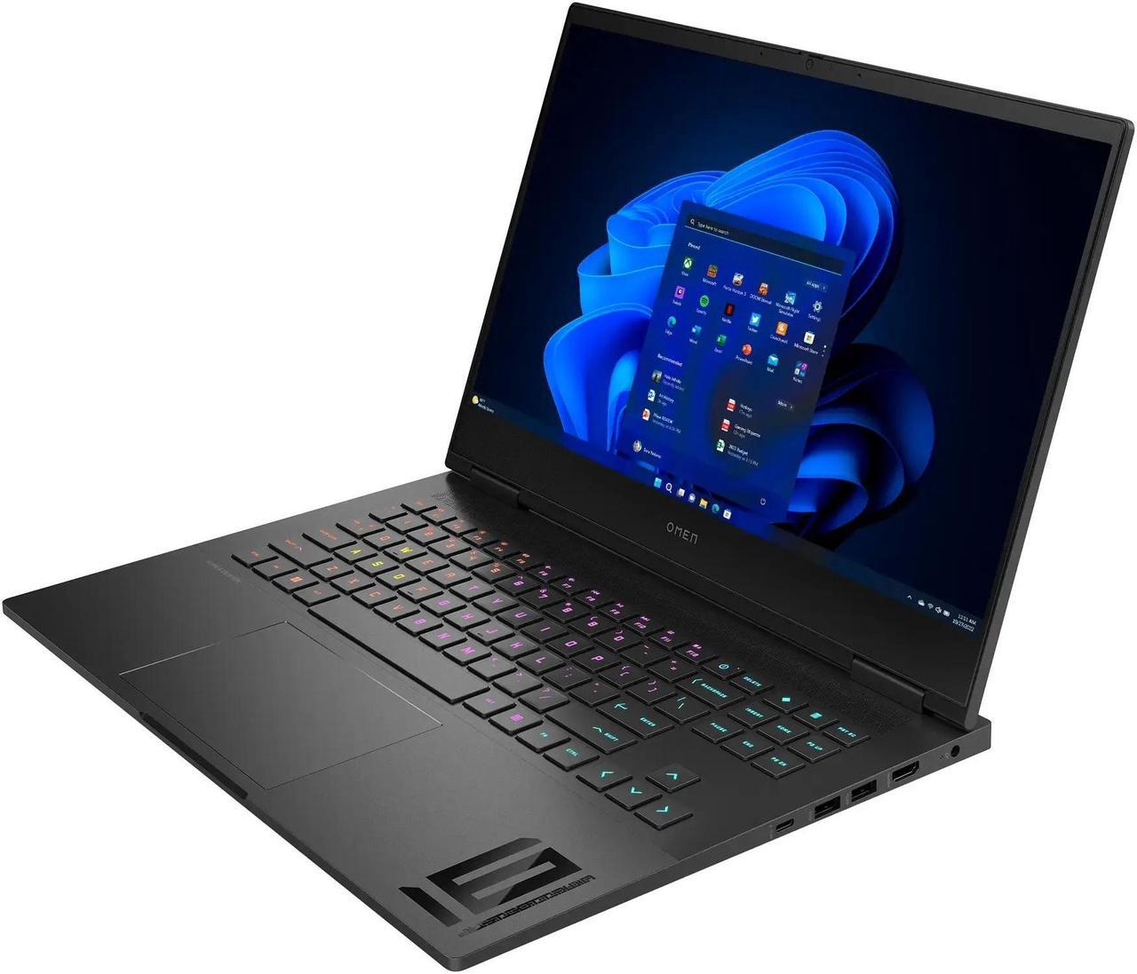 Alt view image 3 of 6 - HP OMEN Gaming Laptop 16.1" 165Hz IPS FHD Display (Intel i7-13620H, GeForce RTX 4060 8GB, 16GB DDR5, 2TB PCIe SSD, 4-Zone RGB KB, Thunderbolt 4, WiFi 6E, Webcam, Bluetooth 5.3, Win 11 Pro)