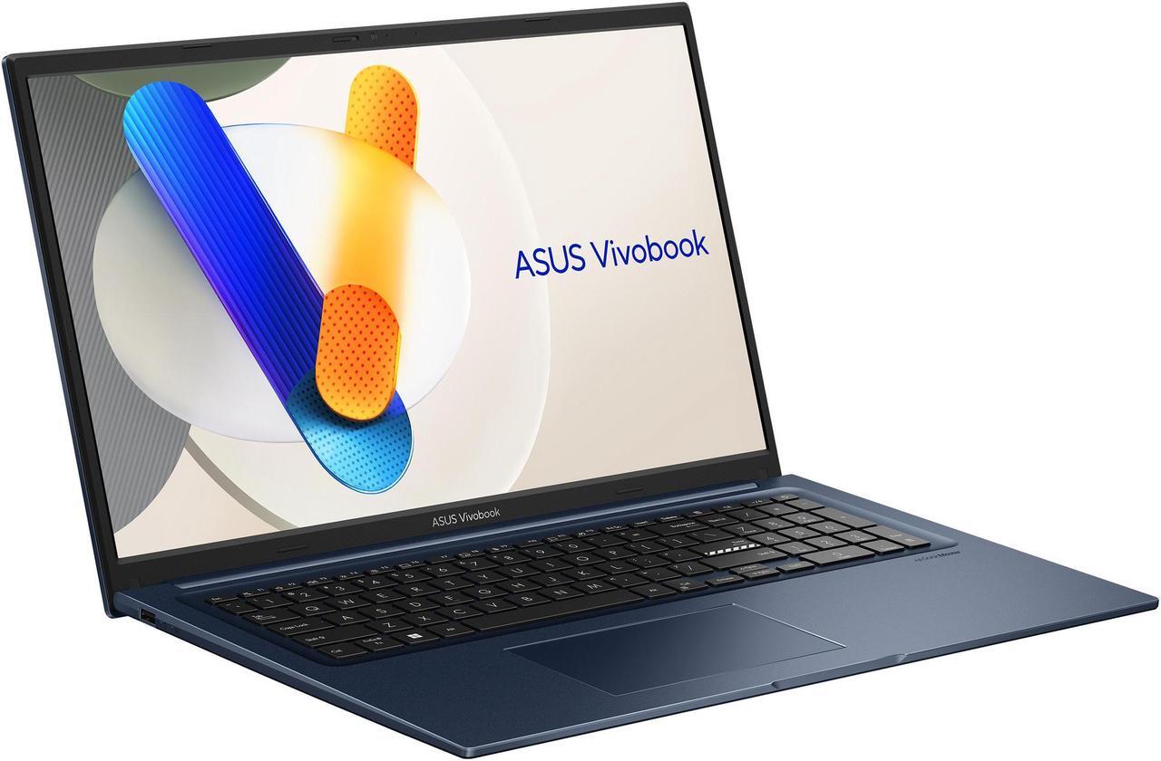 Alt view image 2 of 7 - ASUS Vivobook 17 Everyday Value Laptop 17.3" IPS FHD Display (Intel i3-1215U, 8GB DDR4, 512GB SSD, Intel UHD, WiFi 6E, Webcam, Bluetooth 5.3, Win 11 Home)