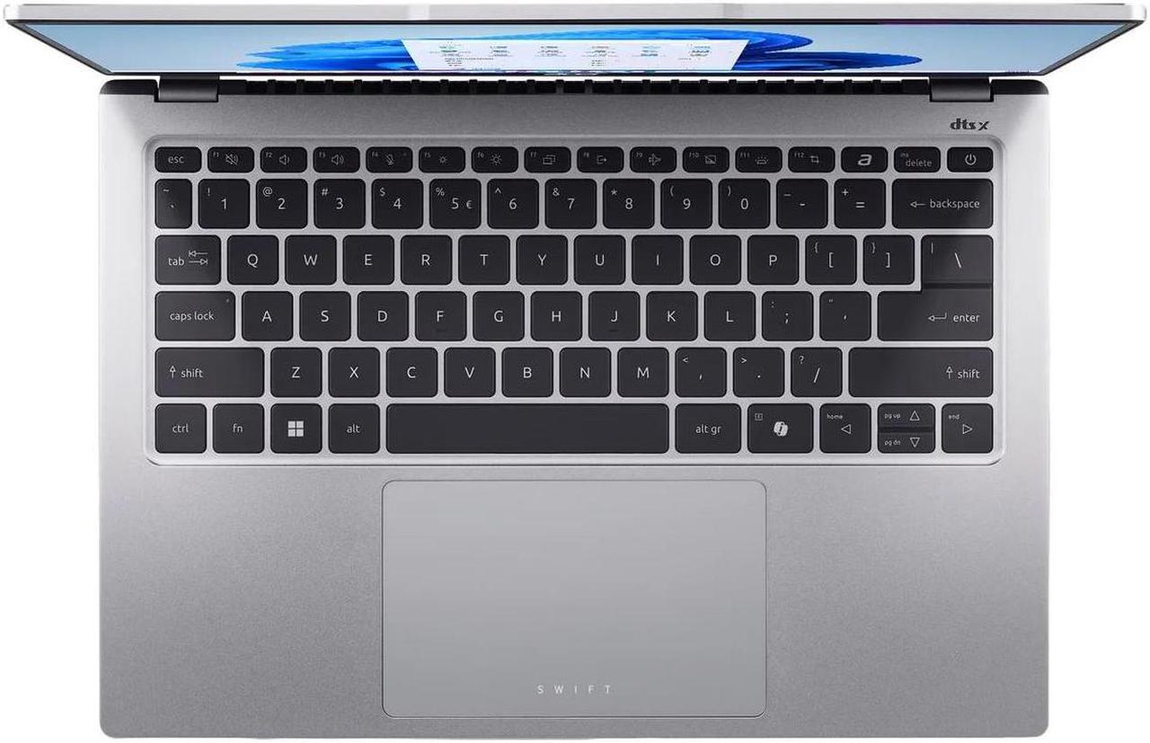 Alt view image 4 of 7 - Acer Swift Go 14 AI Powered Laptop 14.0" Touchscreen IPS WUXGA Display (Intel Ultra 7-155H, 16GB LPDDR5X, 4TB PCIe SSD, Intel Arc, Backlit KB, Fingerprint, 2 Thunderbolt 4, WiFi 7, Webcam, Win 11 Pro)
