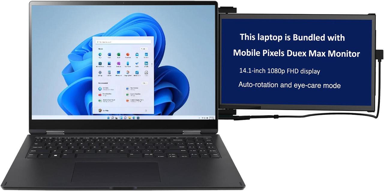 Main image of LG Gram Pro AI Powered 2-in-1 Laptop 16.0" Touchscreen IPS WQXGA Display (Intel Ultra 7-155H, 32GB LPDDR5X, 1TB SSD, 2 Thunderbolt 4, WiFi 6E, Webcam, Bluetooth 5.3, Win 11 Home) w/Duex Max DS Monitor