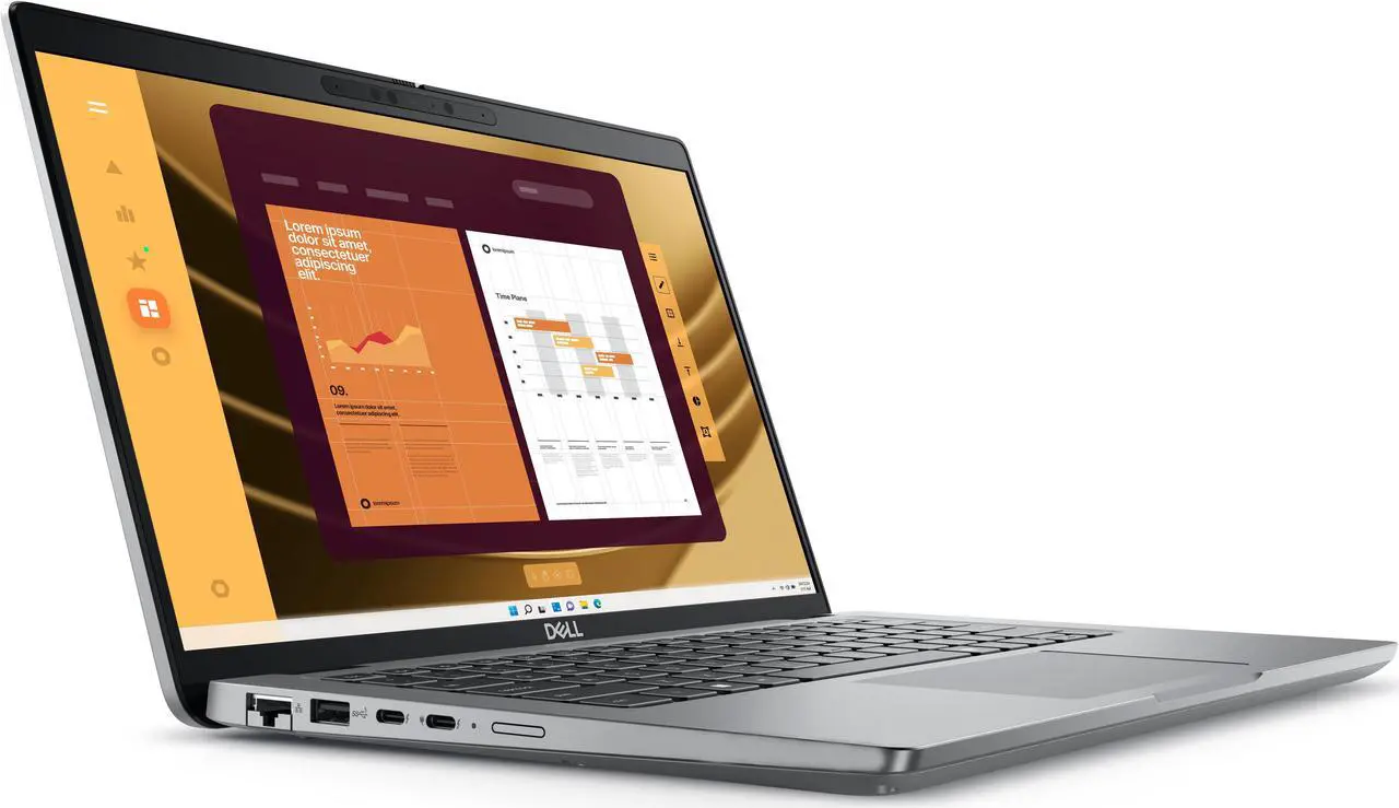 Alt view image 2 of 7 - Dell Latitude 5450 AI Powered Laptop 14.0" IPS FHD Display (Intel Core Ultra 7 155U, 64GB DDR5, 2TB M.2  PCIe SSD, Intel Graphics, Backlit KB, 2 Thunderbolt 4, WiFi 6E, Webcam, Win 11 Pro)