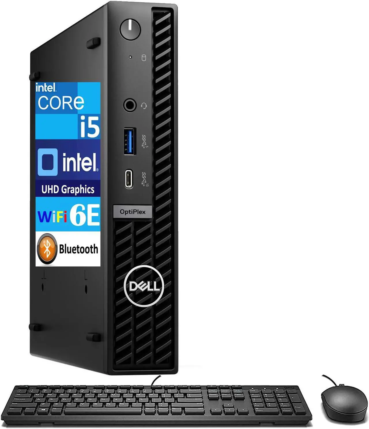 Main image of Dell OptiPlex 7020 Mini Desktop (Intel i5-14500T, Intel UHD 770 8GB, 32GB DDR5, 1TB PCIe SSD, WiFi 6E, Bluetooth, 90W PSU, RJ-45, 1 Display Port, HDMI, Win 11 Pro)