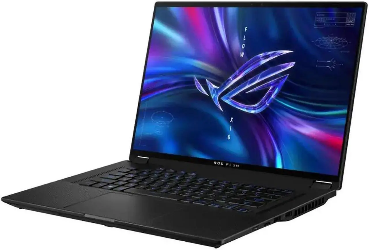 Alt view image 3 of 7 - ASUS ROG Flow X16 2-in-1 Laptop 16.0" Touchscreen WQXGA Display (Intel i9-13900H, GeForce RTX 4060 8GB, 64GB DDR5, 2TB PCIe SSD, RGB KB, Thunderbolt 4, WiFi 6E, Webcam, Bluetooth 5.3, Win11P)