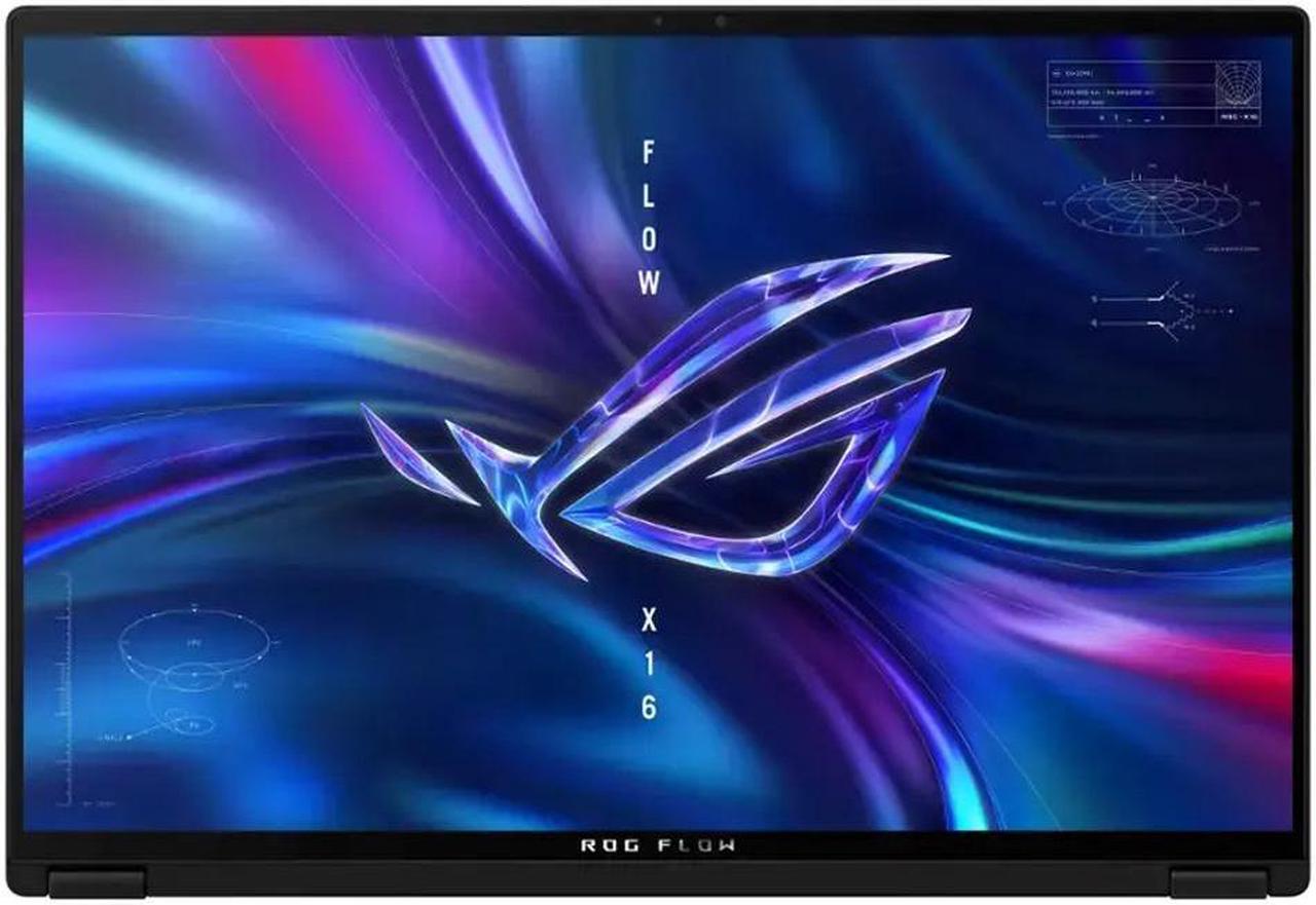 Alt view image 5 of 7 - ASUS ROG Flow X16 2-in-1 Laptop 16.0" Touchscreen WQXGA Display (Intel i9-13900H, GeForce RTX 4060 8GB, 64GB DDR5, 2TB PCIe SSD, RGB KB, Thunderbolt 4, WiFi 6E, Webcam, Bluetooth 5.3, Win11P)