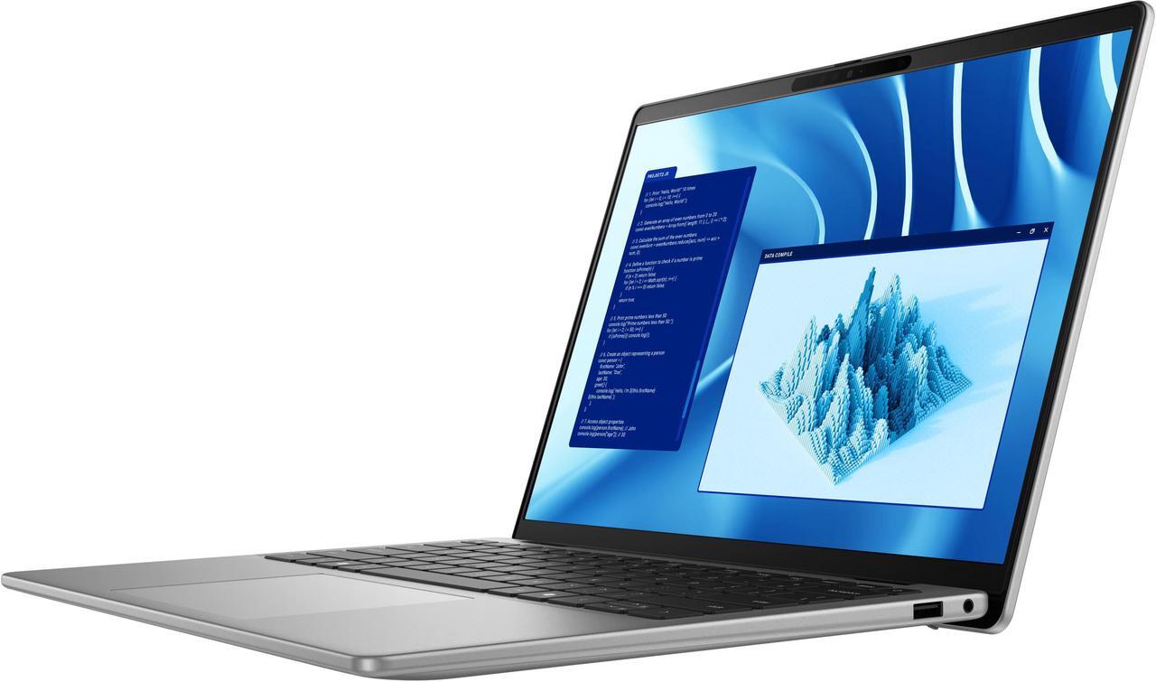 Alt view image 3 of 6 - Dell Latitude 7455 Laptop 14.0" Touchscreen WQXGA Display (Qualcomm Snapdragon X Elite X1E-80-100, 16GB LPDDR5X, 2TB M.2  PCIe SSD, Qualcomm Adreno, Backlit KB, Fingerprint, WiFi 7, Win 11 Pro)