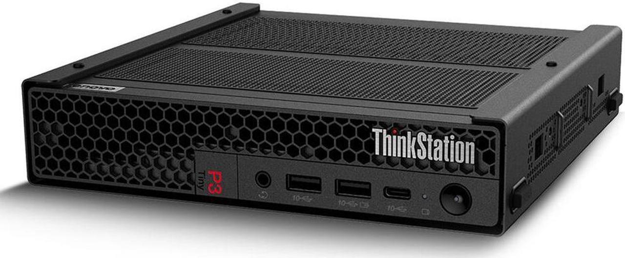 Alt view image 5 of 5 - Lenovo ThinkStation P3 Tiny Workstation Mini Desktop (Intel i5-13500, Intel UHD 770 Shared, 16GB DDR5, 2TB PCIe SSD, WiFi 6E, Bluetooth 5.3, 230W PSU, RJ-45, 1 Display Port, HDMI, Win 11 Pro)