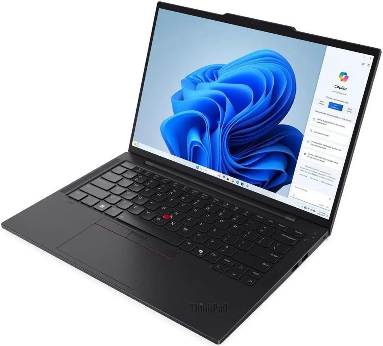 Alt view image 3 of 7 - Lenovo ThinkPad T14s Gen 5 AI Powered Laptop 14.0" IPS WUXGA Display (Intel Ultra 5 125U, 16GB LPDDR5X, 1TB PCIe SSD, Intel Graphics, Backlit KB, Fingerprint, WiFi 6E, FHD Webcam, Win 11 Pro)