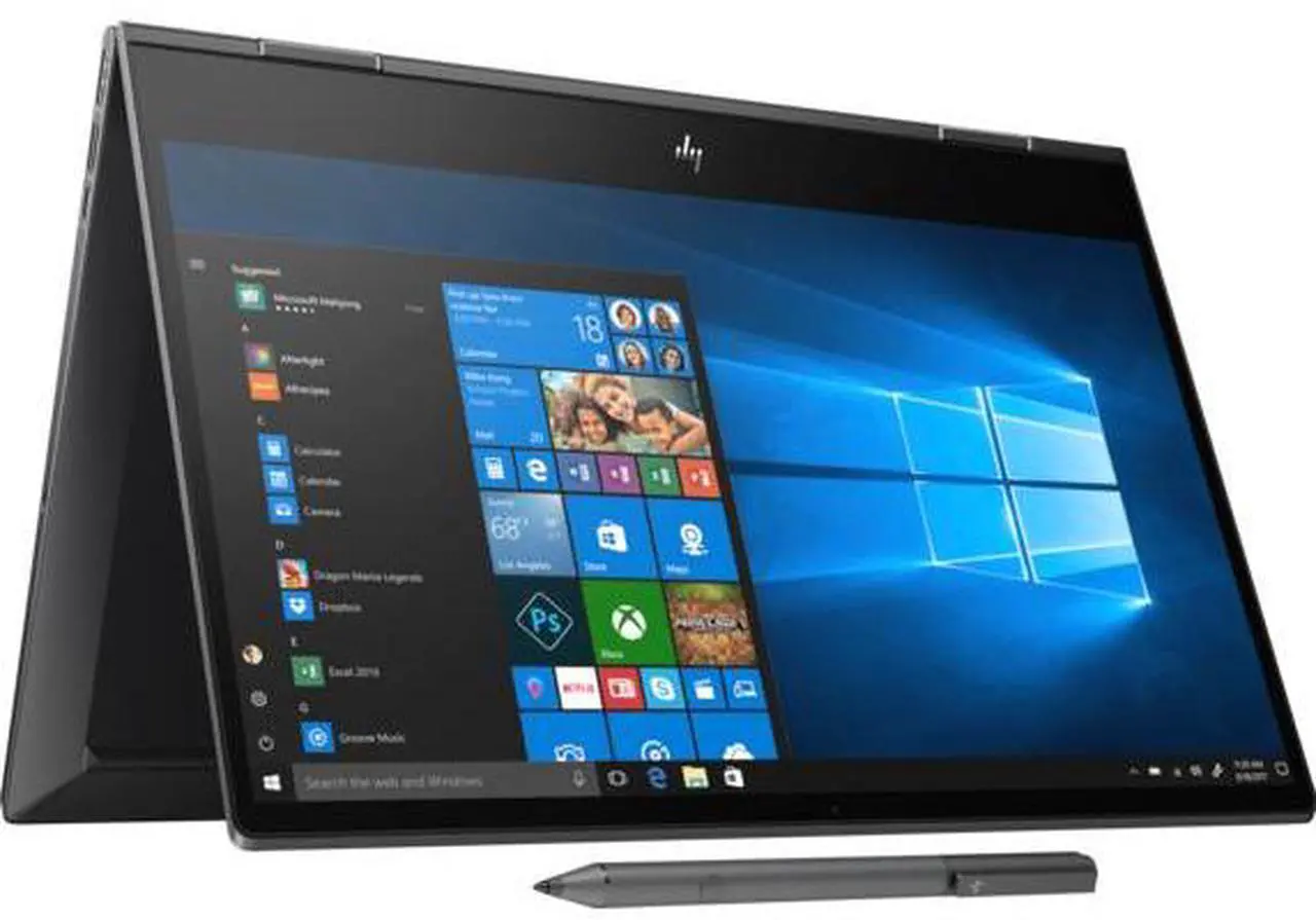 Alt view image 3 of 7 - HP ENVY x360 - 15z Home and Business Laptop (AMD Ryzen 7 3700U 4-Core, 16GB RAM, 512GB PCIe SSD, 15.6" Touch  Full HD (1920x1080), AMD Vega 10, Fingerprint, Wifi, Bluetooth, Webcam, Win 10 Home)
