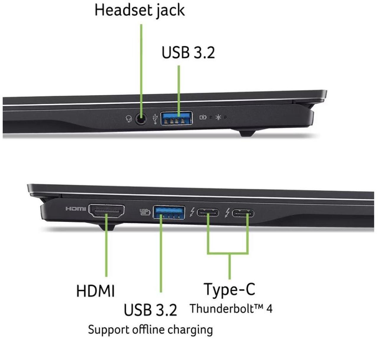Alt view image 5 of 7 - Acer Swift 16 AI AI PC Laptop 16.0" Touchscreen OLED 2.8K Display (Intel Ultra 7-256V, 16GB LPDDR5X, 8TB PCIe SSD, Intel Arc, Backlit KB, Fingerprint, 2 Thunderbolt 4, WiFi 7, Webcam, Win 11 Home)