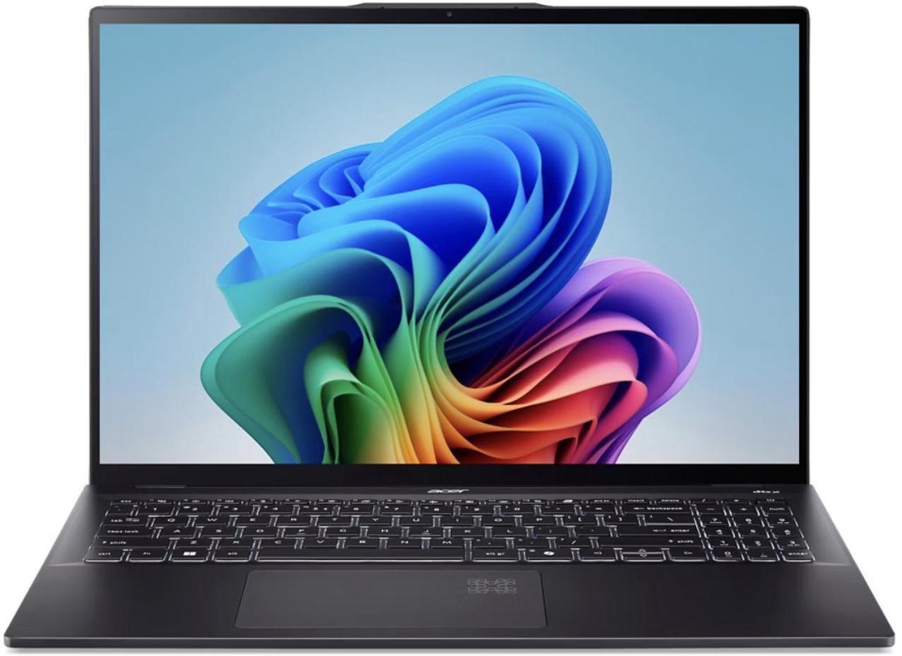 Alt view image 7 of 7 - Acer Swift 16 AI AI PC Laptop 16.0" Touchscreen OLED 2.8K Display (Intel Ultra 7-256V, 16GB LPDDR5X, 8TB PCIe SSD, Intel Arc, Backlit KB, Fingerprint, 2 Thunderbolt 4, WiFi 7, Webcam, Win 11 Home)