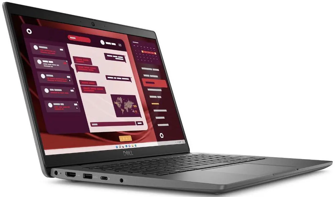 Alt view image 4 of 7 - Dell Latitude 3450 Business Laptop 14.0" IPS FHD Display (Intel i7-1355U, 16GB DDR5, 256GB SSD, Intel Iris Xe, Backlit KB, WiFi 6E, Webcam, Bluetooth 5.3, Win 11 Pro)