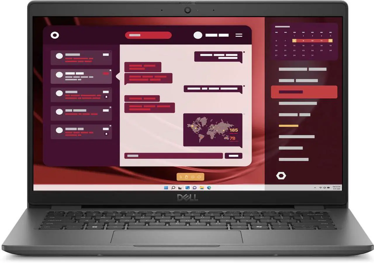 Alt view image 7 of 7 - Dell Latitude 3450 Business Laptop 14.0" IPS FHD Display (Intel i7-1355U, 16GB DDR5, 256GB SSD, Intel Iris Xe, Backlit KB, WiFi 6E, Webcam, Bluetooth 5.3, Win 11 Pro)