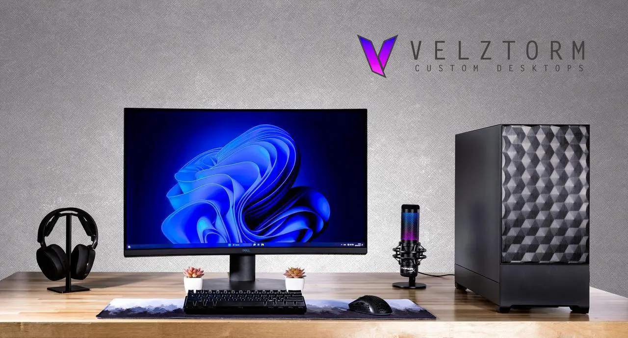 Alt view image 3 of 7 - Velztorm Ace II Gaming Desktop PC (AMD Ryzen 7 7700X, GeForce RTX 5070, 32GB DDR5, 2TB PCIe SSD, 750W PSU, WiFi 7, Bluetooth 5.4, RJ-45, 3 Display Port, HDMI, Win 11 Pro)