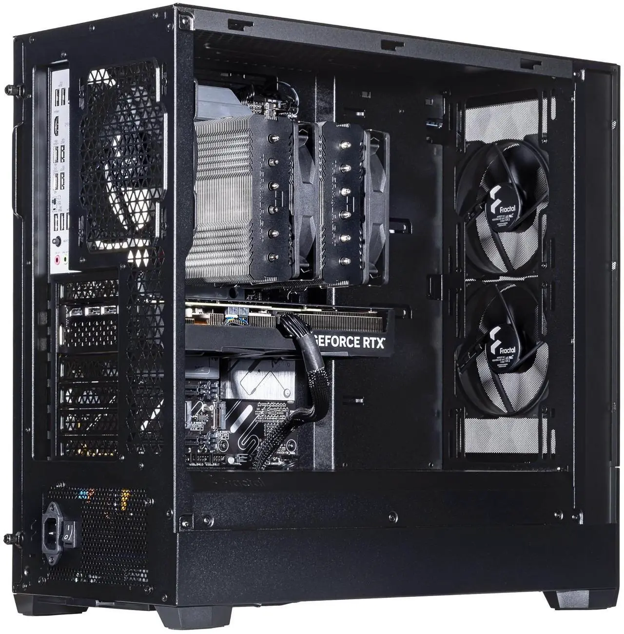 Alt view image 5 of 7 - Velztorm Ace II Gaming Desktop PC (AMD Ryzen 7 7700X, GeForce RTX 5070, 32GB DDR5, 2TB PCIe SSD, 750W PSU, WiFi 7, Bluetooth 5.4, RJ-45, 3 Display Port, HDMI, Win 11 Pro)