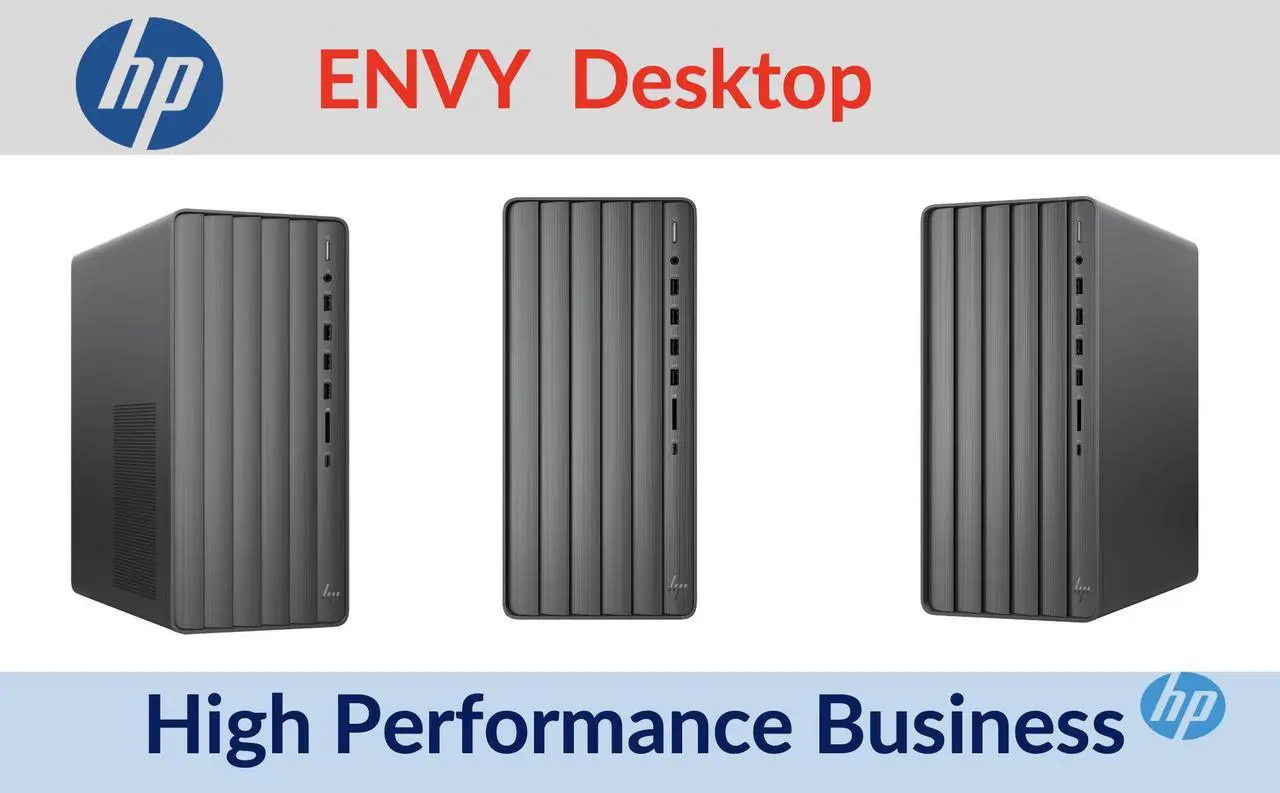 Alt view image 4 of 4 - HP ENVY TE01-5000t High Performance Business Desktop (Intel i7-14700, 32GB DDR4, 1TB PCIe SSD, Intel UHD 770, 400W PSU, WiFi 6, Bluetooth 5.3, RJ-45, HDMI, Win 11 Home)