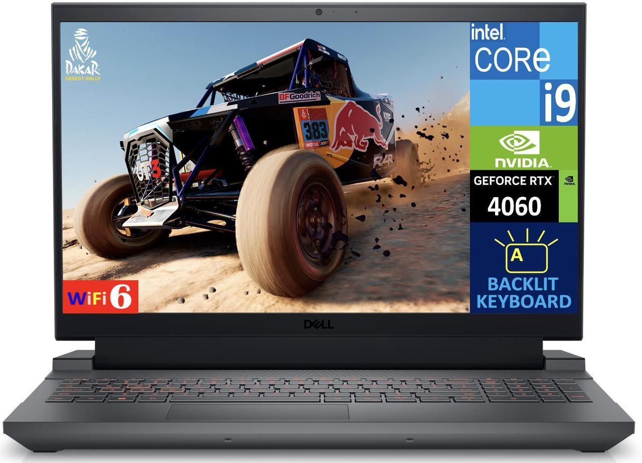 Main image of Dell G15 5530 Gaming Laptop 15.6" 165Hz FHD Display (Intel i9-13900HK, NVIDIA GeForce RTX 4060 8GB, 32GB DDR5, 1TB SSD, Backlit KB, WiFi 6, Webcam, Bluetooth 5.2, Win 11 Home)
