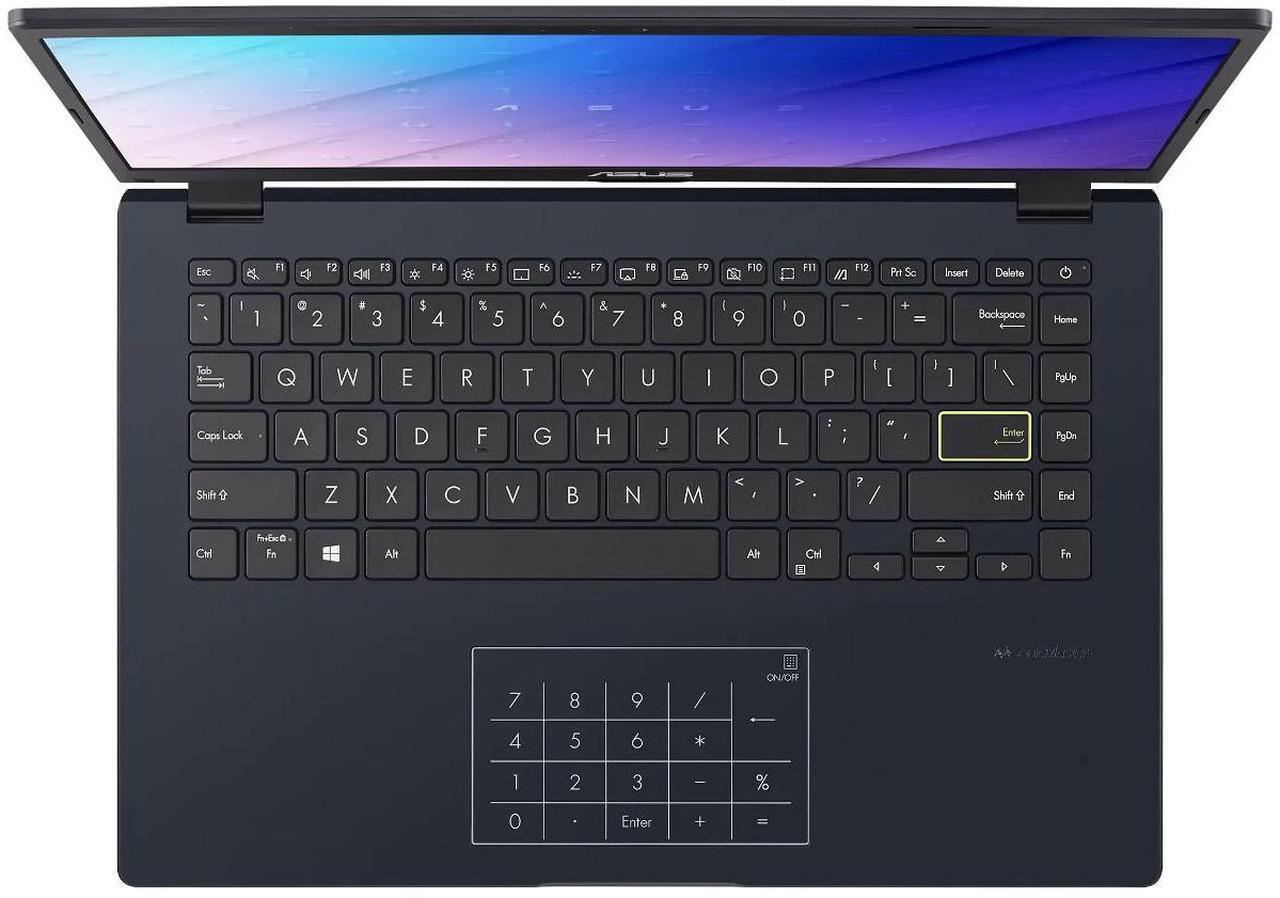 Alt view image 2 of 6 - ASUS E410KA Laptop 14.0" FHD Display (Intel Pentium N6000, 4GB LPDDR4, 256GB PCIe SSD, Intel UHD, WiFi 5, Webcam, Bluetooth 5.0, Win 11 Pro)