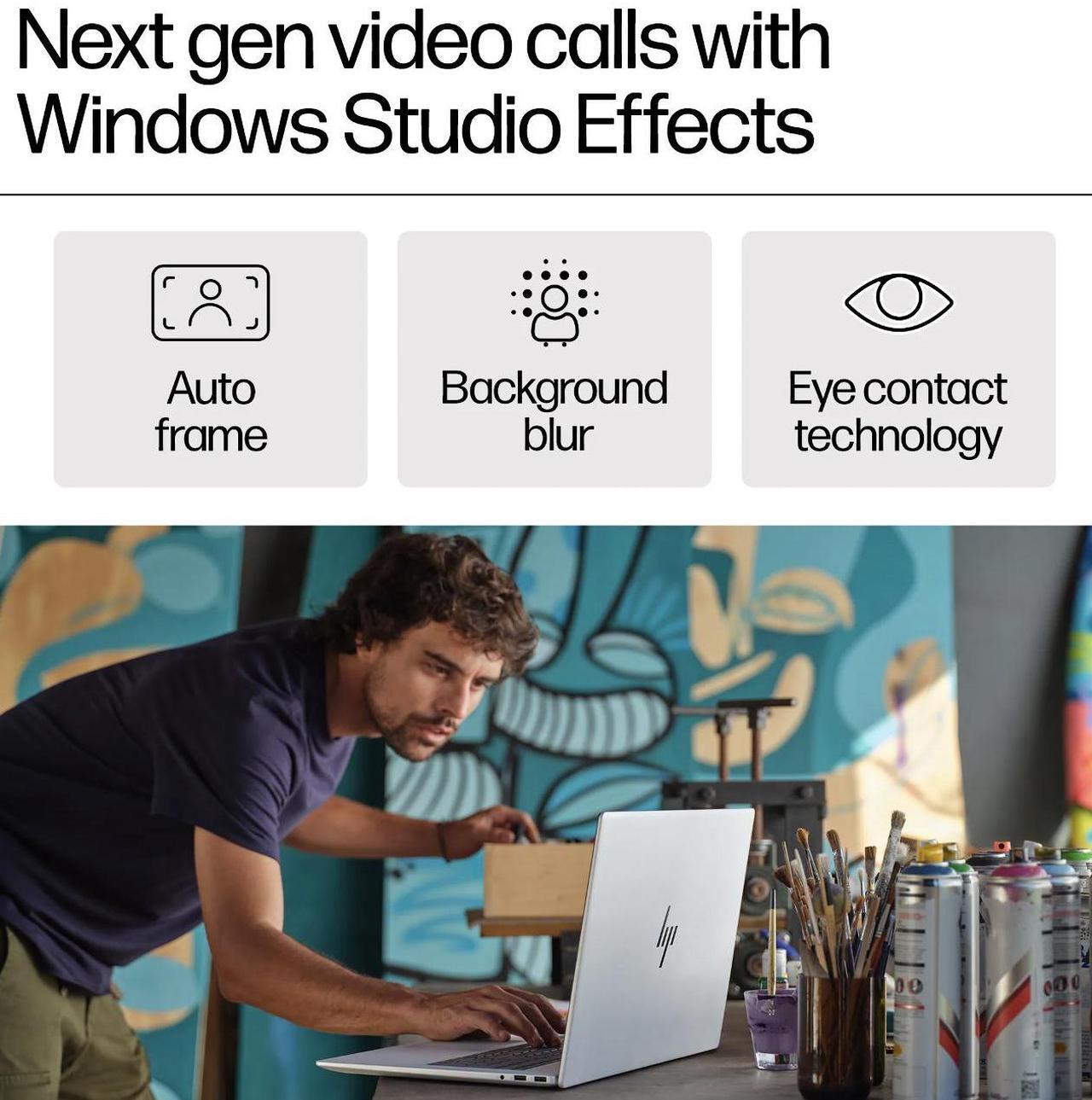 Alt view image 5 of 7 - HP Envy AI Powered Laptop 17.3" Touchscreen IPS FHD Display (Intel Ultra 7-155H, 64GB DDR5, 512GB PCIe SSD, Intel Arc, Backlit KB, Thunderbolt 4, WiFi 7, Webcam, Bluetooth 5.4, Win 11 Home)