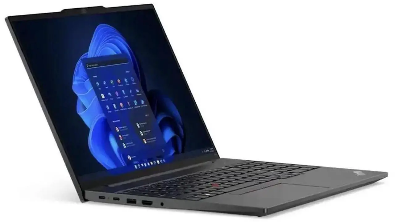 Alt view image 2 of 5 - Lenovo ThinkPad E16 Business Laptop 16.0" WUXGA Display (AMD Ryzen 7 7735U, 64GB DDR5, 8TB PCIe SSD, AMD Radeon 660M, Backlit KB, Fingerprint, Thunderbolt 4, WiFi 6, Webcam, Win 11 Home)