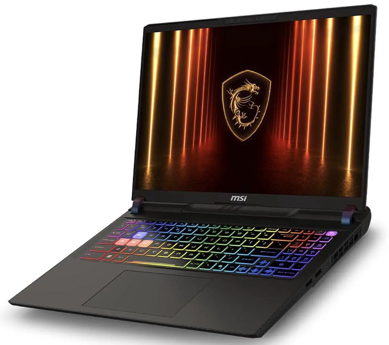 Alt view image 3 of 7 - MSI Vector AI Gaming Laptop 16.0" 240Hz WQXGA Display (Intel Ultra 9- 275HX, NVIDIA GeForce RTX 5070 Ti 12GB, 64GB DDR5, 2x2TB PCIe SSD (4TB), RGB KB, 2 Thunderbolt 4, WiFi 7, Webcam, Win 11 Pro)