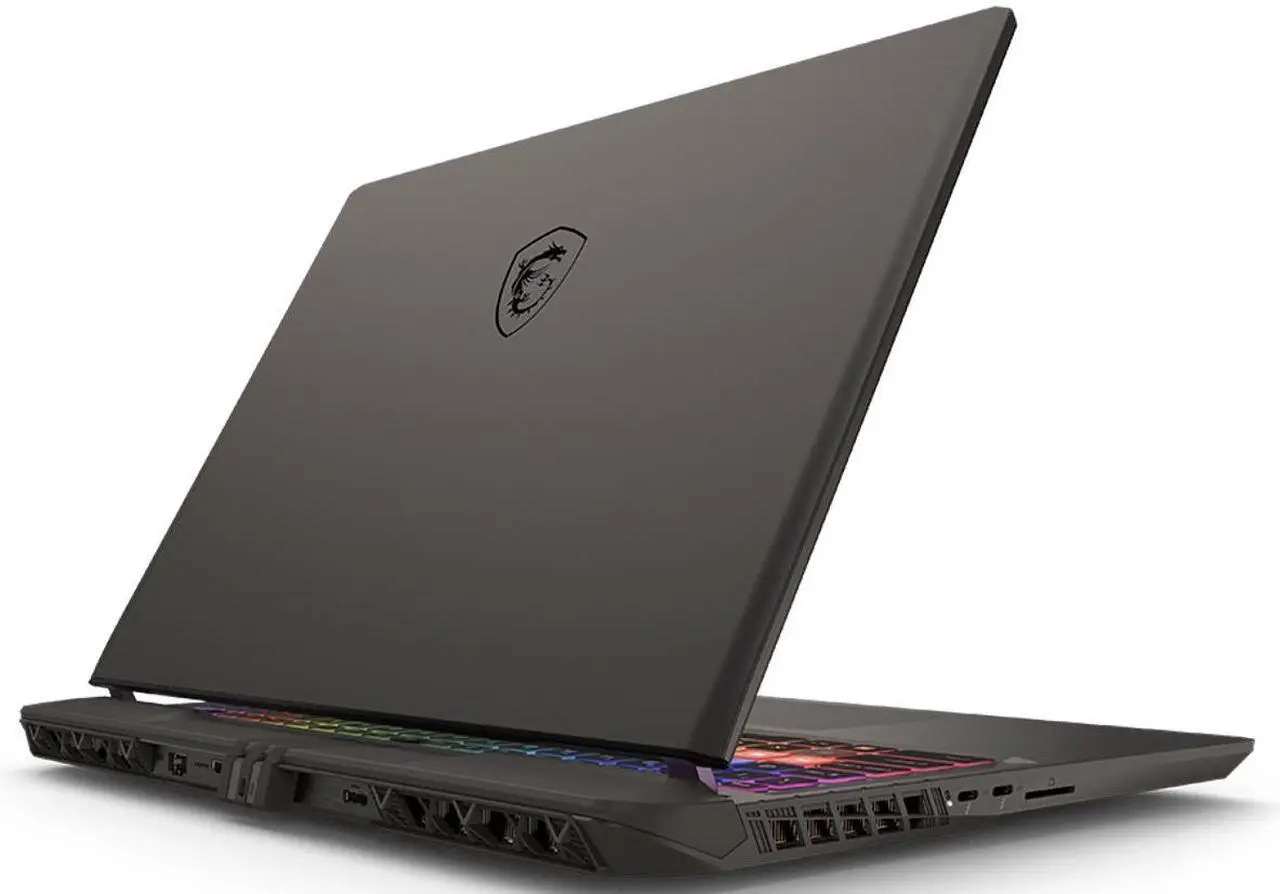 Alt view image 5 of 7 - MSI Vector AI Gaming Laptop 16.0" 240Hz WQXGA Display (Intel Ultra 9- 275HX, NVIDIA GeForce RTX 5070 Ti 12GB, 64GB DDR5, 2x2TB PCIe SSD (4TB), RGB KB, 2 Thunderbolt 4, WiFi 7, Webcam, Win 11 Pro)
