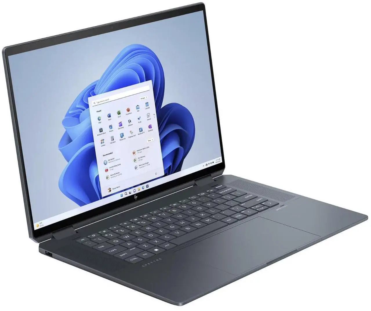 Alt view image 4 of 5 - HP Spectre x360 AI Powered 2-in-1 Laptop 16.0" Touchscreen OLED 2.8K Display (Intel Ultra 7-155H, 32GB LPDDR5X, 512GB PCIe SSD, Backlit KB, Fingerprint, 2 Thunderbolt 4, WiFi 6E, Webcam, Win 11 Pro)