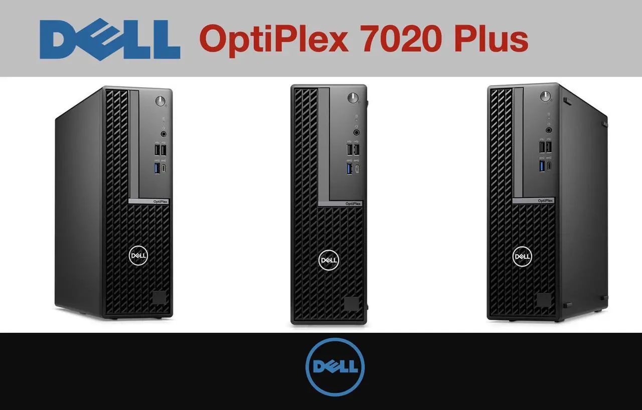 Alt view image 7 of 7 - Dell OptiPlex 7020 Plus SFF Business Desktop (Intel i7-14700, 32GB DDR5, 512GB PCIe SSD + 2TB HDD, WiFi 6E, Bluetooth 5.3, RJ-45, 3 Display Port, Wireless KB & Mouse, Win 11 Pro)
