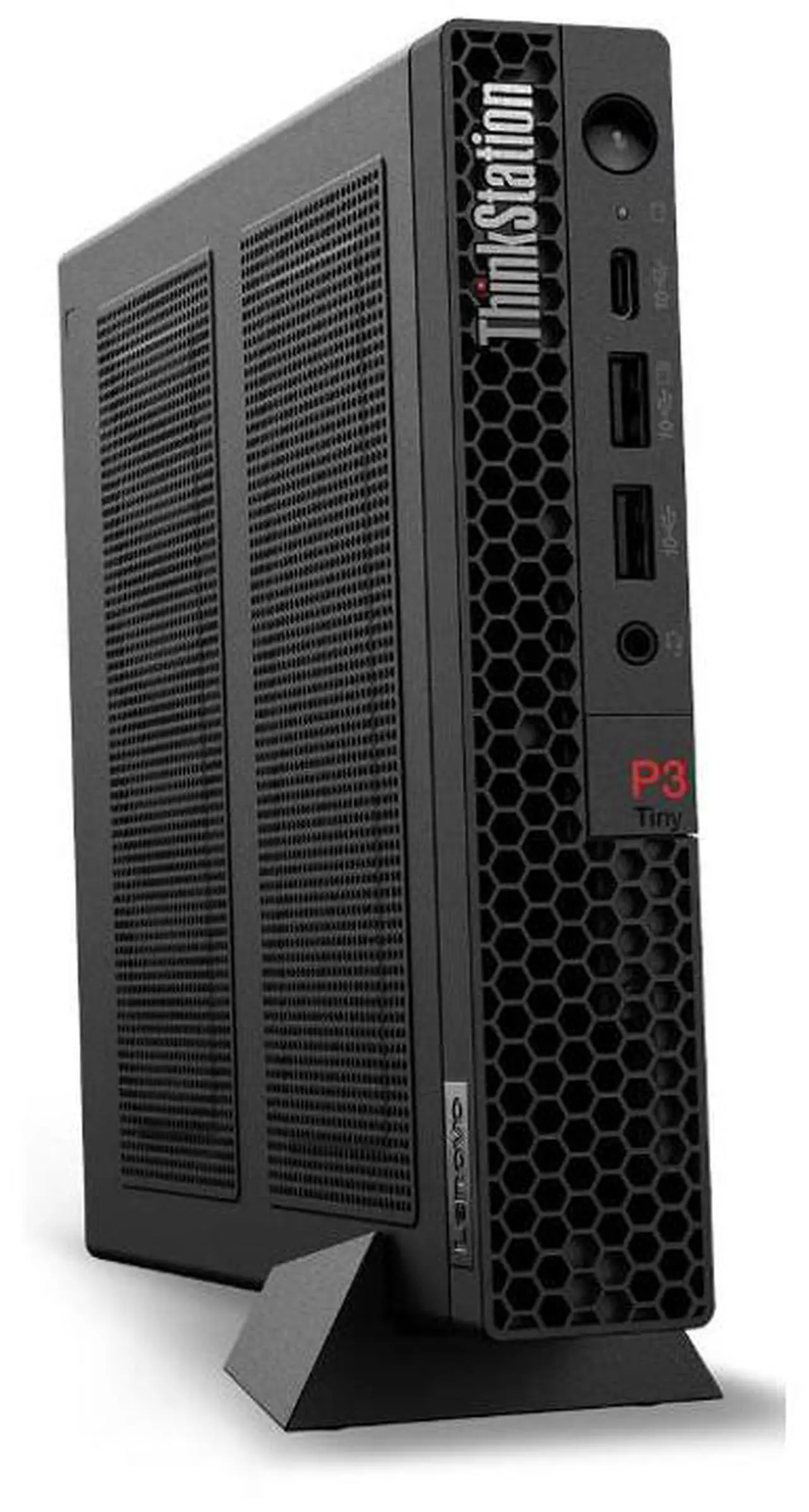 Alt view image 6 of 7 - Lenovo ThinkStation Workstation Mini Desktop (Intel i7-14700, NVIDIA T400 4GB, 64GB DDR5, 2TB PCIe SSD, WiFi 6, Bluetooth 5.3, 300W PSU, RJ-45, 3 mini Display Port, Win 11 Home)