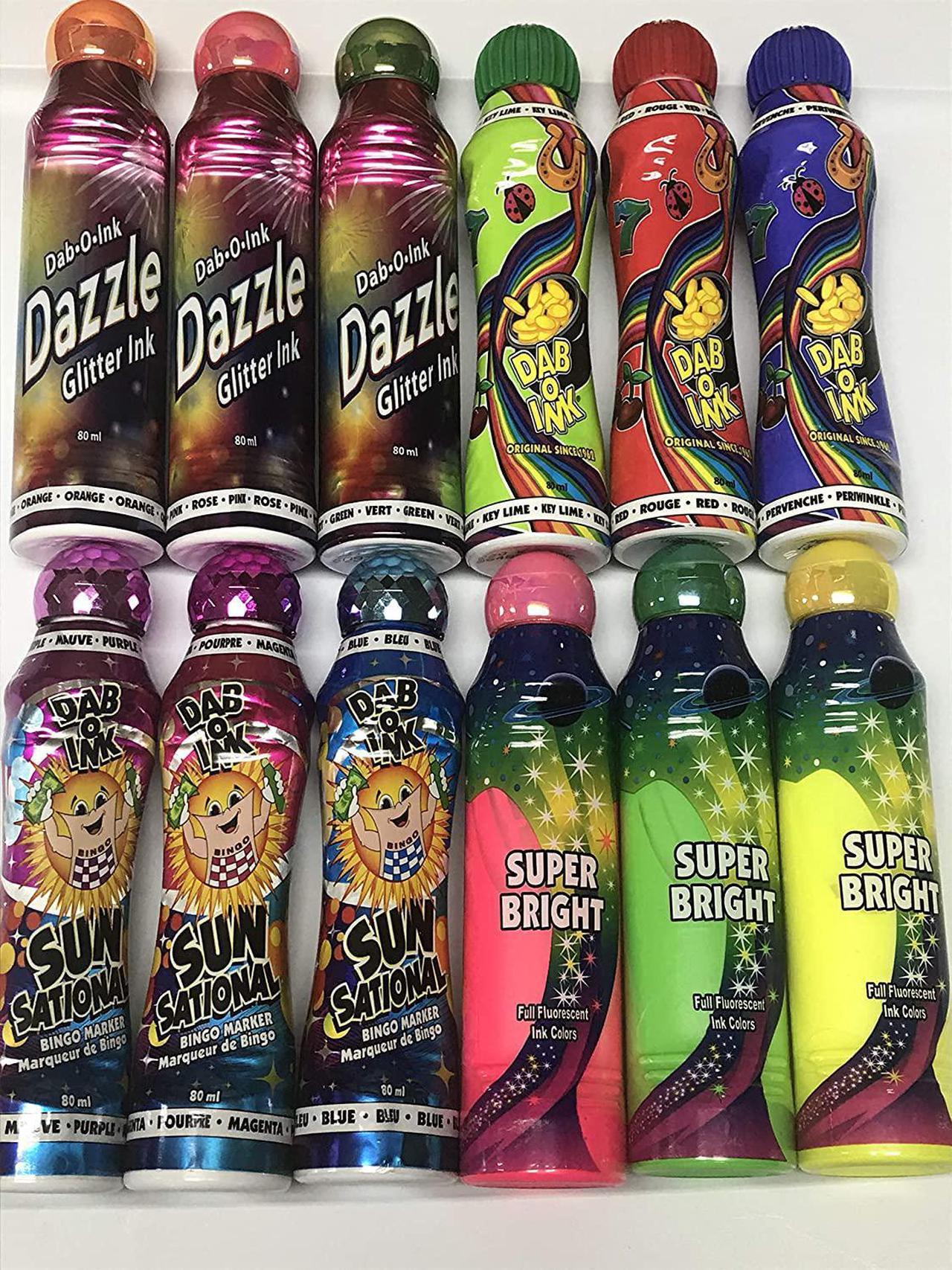 Dab-O-Ink Variety Pack-3oz (12pk)