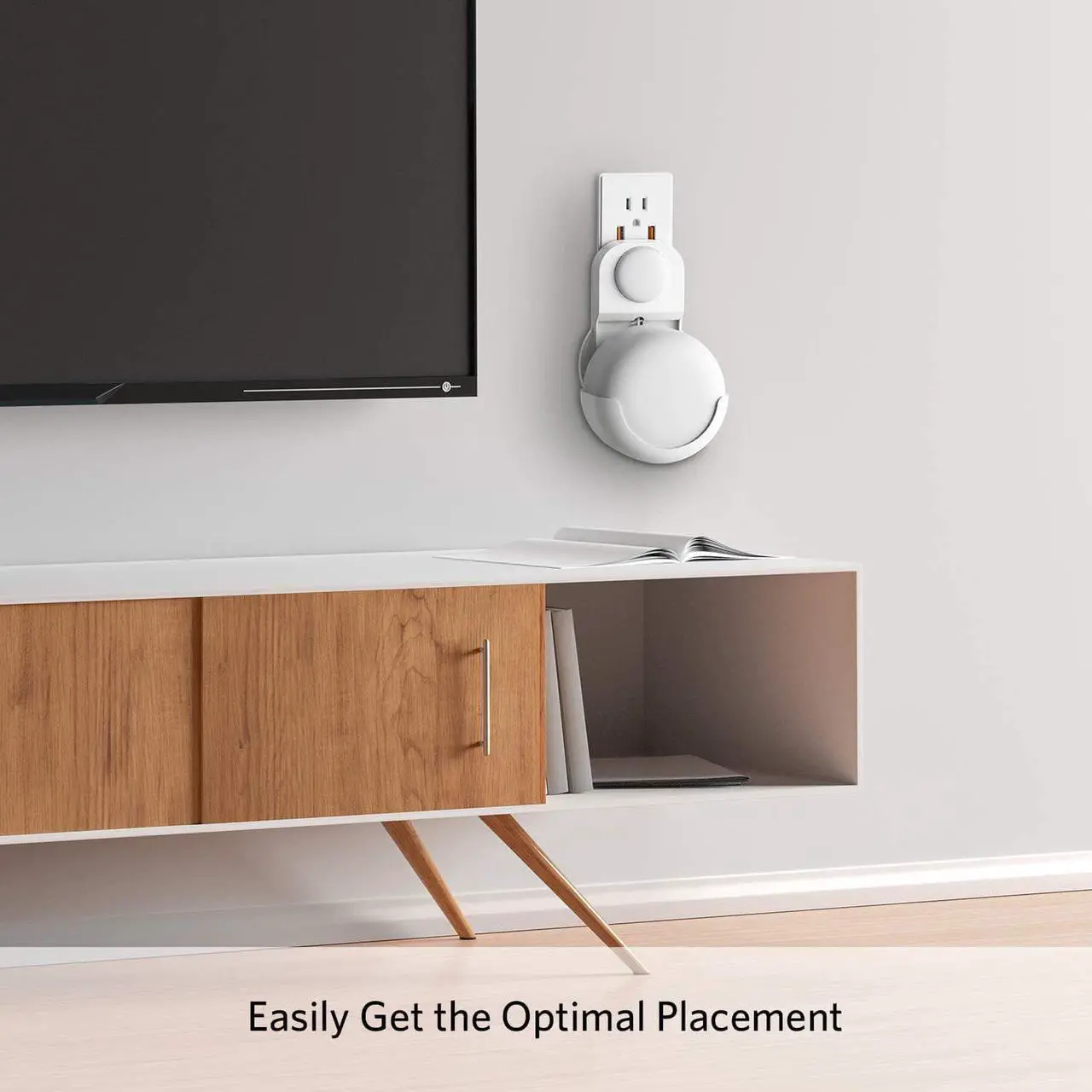 Alt view image 6 of 7 - Aobelieve Wall Outlet Mount for Google Nest WiFi Router
